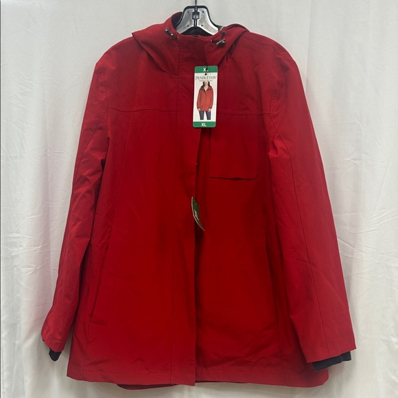 Pendleton Red Hooded Jacket - Picture 2 of 8